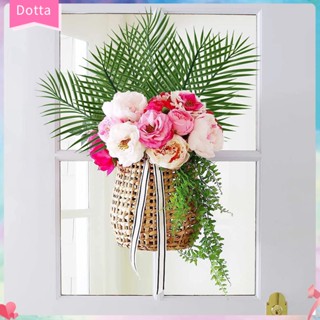 [Dottam] ใบปาล์มประดิษฐ์ พร้อมก้าน ไม่ซีดจาง ดูแลง่าย DIY สําหรับตกแต่งงานแต่งงาน 10 ชิ้น