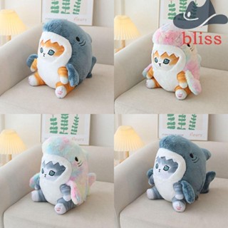 Bliss ตุ๊กตาฉลามน่ารัก ผ้ากํามะหยี่ขนนิ่ม ขนาด 20 ซม. 7.87 นิ้ว ของขวัญ สําหรับเด็กผู้หญิง