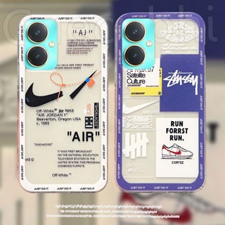 เคสโทรศัพท์มือถือ ซิลิโคนนิ่ม แบบใส ลายสัญลักษณ์ Fahion Air Max 2023 สําหรับ Vivo Y27 Y78 Y36 4G Y27 Y36 5G Y27 5G