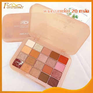 Dikalu อายแชโดว์พาเลท 20 สีเครื่องสําอางสําหรับแต่งหน้า Eyeshadow Disc Powder Palette（028）