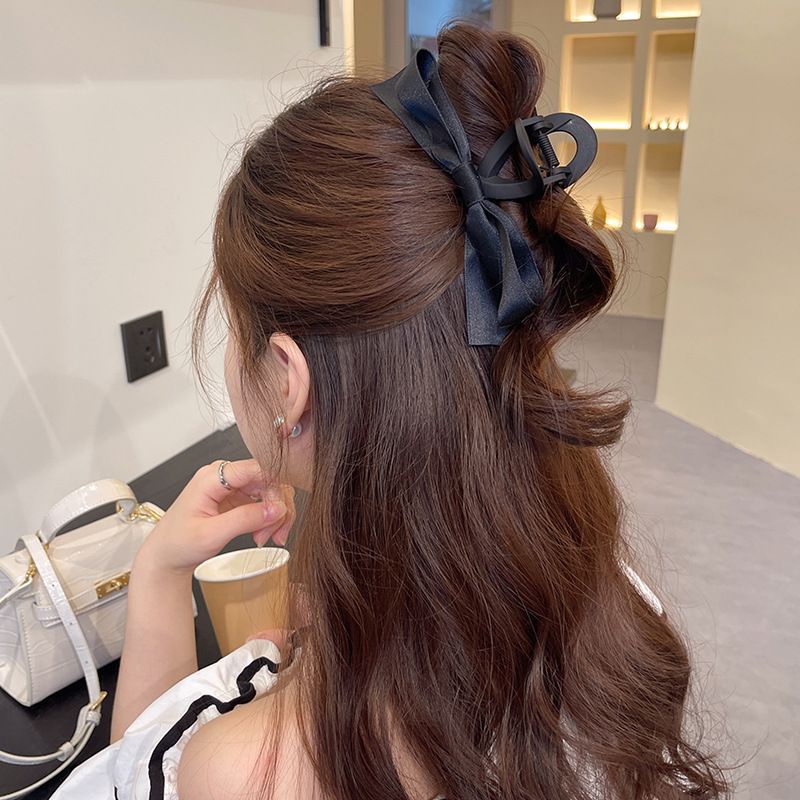 2023 ขายร้อน Gypsophila Streamer Gauze Bow Grab Clip Female - รูปที่ 2