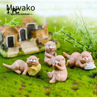 Muvako โมเดลฟิกเกอร์ รูปนากนาก DIY สําหรับตกแต่งบ้าน สวน 1 ชิ้น