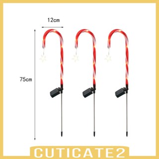 [Cuticate2] โคมไฟต้นคริสต์มาส สําหรับวันหยุดปีใหม่ 3 ชิ้น