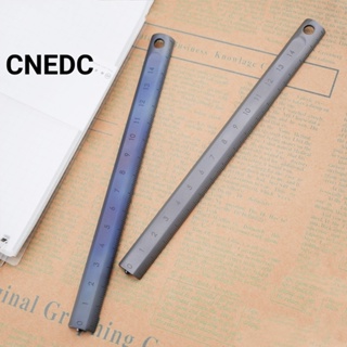 Cnedc ไม้บรรทัดไทเทเนียมอัลลอย อเนกประสงค์ สําหรับวัดขนาดเครื่องเขียนนักเรียน