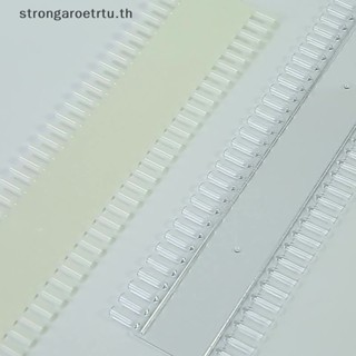 Strongaroetrtu จานสีเล็บปลอม พลาสติกแข็ง ด้านล่างแบน สําหรับตกแต่งเล็บ 60 ชิ้น ต่อชุด