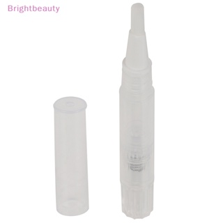 Brightbeauty ปากกาเปล่า 1.5 มล. พร้อมแปรง สําหรับใส่เครื่องสําอาง ลิปบาล์ม น้ํามันทาเล็บ