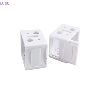 Lubu ใหม่ กล่องพลาสติกชัตเตอร์ สีขาว 2 ชิ้น