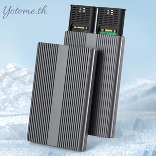 Nvme กล่องฮาร์ดดิสก์ไดรฟ์ โปรโตคอลคู่ M.2 SATA SSD สําหรับ PC เดสก์ท็อป [Yotome.th]