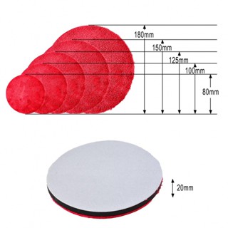 ⚡NEW 8⚡Polishing Pads Sponge Foam Waxing 3/4/5/6/7 Inch Cleaning Polishing Red