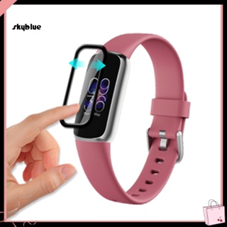 [Sy] ฟิล์มป้องกันรอยขีดข่วนหน้าจอ 2 ชิ้น สําหรับ Fitbit-Luxe