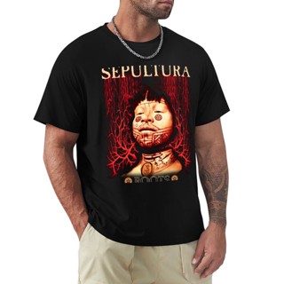 เสื้อยืด พิมพ์ลาย Roots by Sepultura สไตล์วินเทจ คลาสสิก สําหรับผู้ชาย