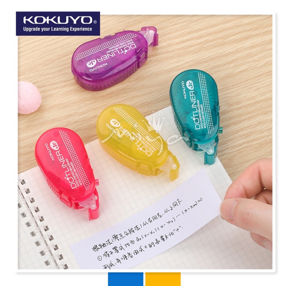 Kokuyo Dotliner เทปกาวสองหน้า แบบพกพา ใช้งานง่าย พกพาสะดวก ของแท้จากญี่ปุ่น