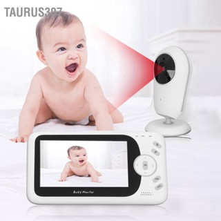 Taurus307 4.3in Video Baby Monitor พร้อมกล้องตรวจสอบอุณหภูมิ 2-Way Audio Vox Mode 8 เพลงกล่อมเด็กสำหรับทารกสูงอายุ