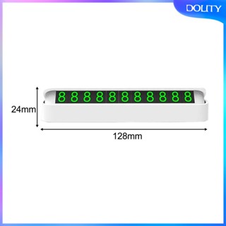 [dolity] หมายเลขโทรศัพท์ชั่วคราว สําหรับตกแต่งแดชบอร์ดรถยนต์