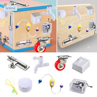 [szsirui] บอร์ดประสาทสัมผัส ของเล่นมอนเตสซอรี่ สําหรับเด็กก่อนวัยเรียน