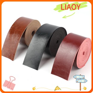 Liaoy สายหนัง สีดํา สีแดง สีน้ําตาล สําหรับทําเครื่องประดับ DIY