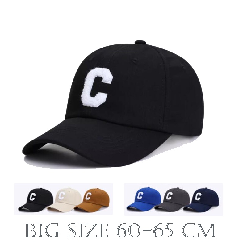 baseball cap big size 60-65 cm women and men outdoor trucker cap fashion new cotton embroidery C sun hat
