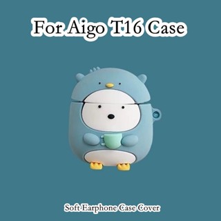 【Trend Front】เคสหูฟัง แบบนิ่ม ลายการ์ตูนน่ารัก สําหรับ Aigo T16 T16