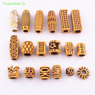 Peacellow ลูกปัดเดรดล็อกถักเปีย เครื่องประดับผม 10 ชิ้น TH