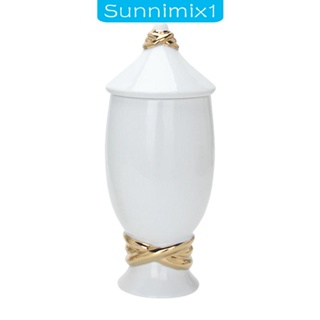 [Sunnimix1] แจกันดอกไม้ ขิง พร้อมฝาปิด สําหรับร้านอาหาร ห้องโถง ห้องรับประทานอาหาร