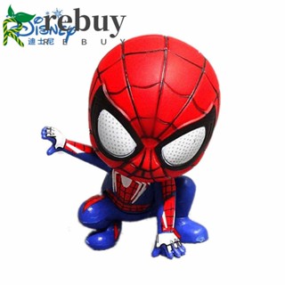 Rebuy โมเดลตุ๊กตาฟิกเกอร์ Spiderman Kawaii ขนาดเล็ก 8 ซม. สําหรับเก็บสะสม