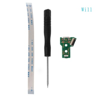 บอร์ดวงจรชาร์จ สําหรับ 12P Flex Ribbon Cable Screwdriver for JDS-05