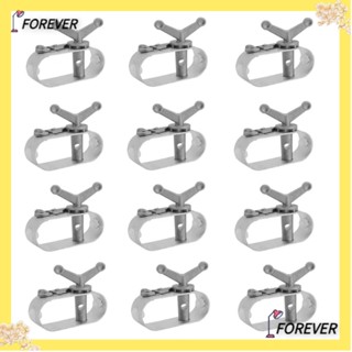 Forever ที่กรองลวดอลูมิเนียม สองทาง ปรับได้ สําหรับรั้ว 12 ชิ้น ลวดอินไลน์ สําหรับตกแต่งสวน