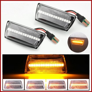 ไฟเลี้ยวไดนามิก LED ติดกระจกมองหลังรถยนต์ สําหรับ Vauxhall Agil VW Passat phdth