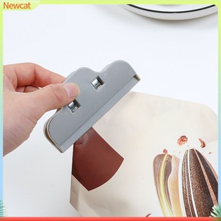 {Newcat} อุปกรณ์ซีลถุงพลาสติก กันชื้น สําหรับใส่ขนมขบเคี้ยว ถั่ว 3 ชิ้น