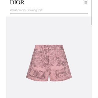 ♥ เช็คสินค้าก่อนสั่ง DIOR SHORT COTTON PANTS กางเกงขาสั้น ผ้าสวย ลายคมชัด ดิออร์ น่ารักมาก