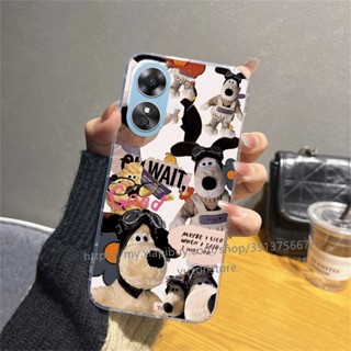 Phone Case OPPO A38 4G 2023 ใหม่ เคสโทรศัพท์มือถือแบบนิ่ม กันกระแทก ลายการ์ตูนสุนัขตลก สําหรับ