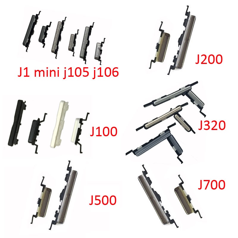 เปลี่ยนสําหรับ Samsung Galaxy J1 mini J105 J106 J100 J200 J320 J500 J700 J701 โทรศัพท์ใหม่ปุ่มปรับระ