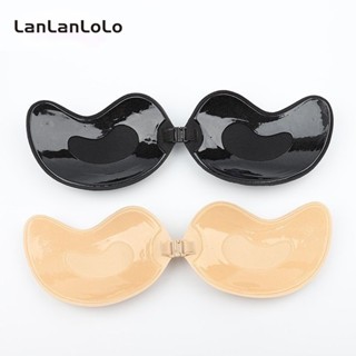 Super SPECIAL LanLanLoLo แผ่นซิลิโคนแปะหน้าอก สีพื้น สําหรับผู้หญิง 1 คู่