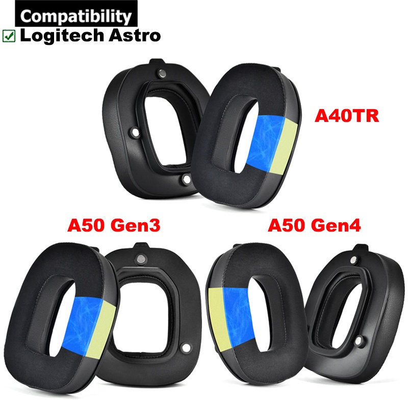 1 คู่ Cooling Gel แผ่นรองหูฟังสําหรับ Logitech Astro A40TR A50 Gen4 Gen3 หูฟังแผ่นรองหูฟังเบาะฟองน้ํ
