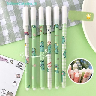 Trillioncatalpa ปากกาเจล ลายการ์ตูนเกม Kawaii 0.5 มม. สีดํา 6 ชิ้น ต่อชุด