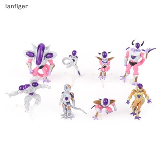 Lanf โมเดลฟิกเกอร์ PVC รูปปั้นอนิเมะ Dragon Ball Z Frieza GK 8 ชิ้น