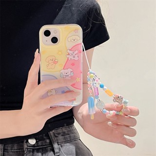 ใหม่ เคสโทรศัพท์มือถือ ซิลิโคน กันกระแทก พร้อมสายโซ่คล้อง ลายการ์ตูนสัตว์น่ารัก สองชั้น สําหรับ iphone 13 11 12 13 14 14promax 13 11 12