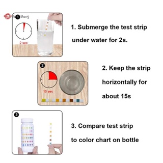 Abongbang 6 In 1 กระดาษทดสอบค่า PH คลอรีน อเนกประสงค์ สําหรับสปา สระว่ายน้ํา