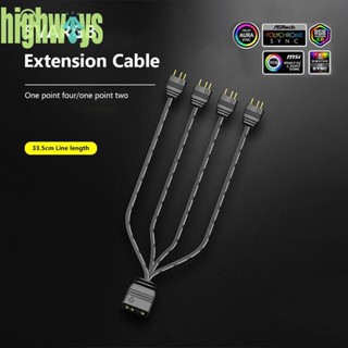 Coolmoon ฮับพัดลม 5V 3Pin สําหรับเมนบอร์ด [highways.th]