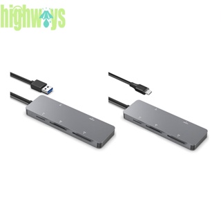 5 in 1 เครื่องอ่านการ์ด USB 3.0 Type-C สําหรับ CFast CF XD Secure Digital TF [highways.th]