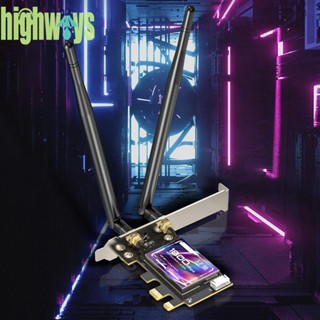อะแดปเตอร์ WiFi 802.11N G B A AC AX WIFI6 บลูทูธ 5.2 สําหรับ Windows 10 11 [highways.th]