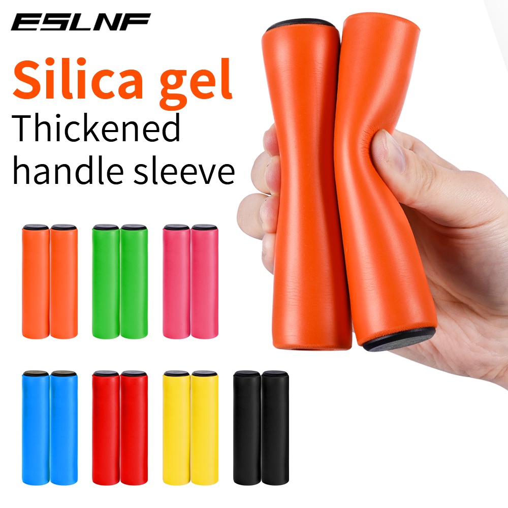 Eslnf ปลอกฟองน้ําซิลิโคน กันลื่น สําหรับแฮนด์จักรยานเสือภูเขา
