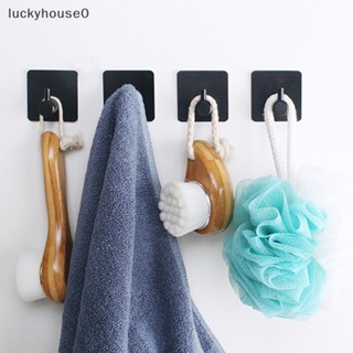 Luckyhouse0^^ ตะขอแขวนติดผนัง สําหรับแขวนเสื้อผ้า เสื้อคลุม กุญแจ ประตู ห้องน้ํา ห้องครัว