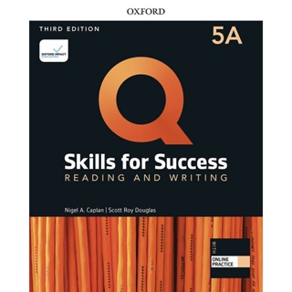 Bundanjai (หนังสือเรียนภาษาอังกฤษ Oxford) Q : Skills for Success 3rd ED 5 : Reading and Writing : Student Book A +iQ