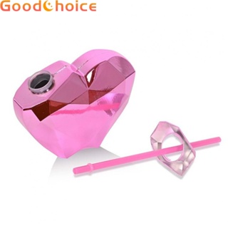 Reusable Heart Shape Cups with Straws Ideal for Cocktail and Party Events