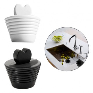 Bathtub Plug 1pc Bathroom Accessories Black/white Drain Stoppers Plugging