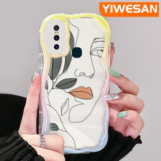 เคสโทรศัพท์มือถือ ซิลิกาใส แบบนิ่ม กันกระแทก สําหรับ VIVO S7 V20 Pro V15 Pro