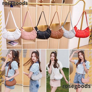 Rosegoods1 กระเป๋าสะพายไหล่ สะพายข้าง ใต้วงแขน หนัง PU ขนาดเล็ก สําหรับเด็กผู้หญิง