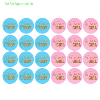 Aaairspecial สติกเกอร์ ลาย Team Boy Team Girl 24 ชิ้น ต่อชุด