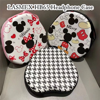 【ของแท้】เคสหูฟัง ลายการ์ตูนมินนี่เมาส์ สําหรับ LASMEX HB65 LASMEX HB65